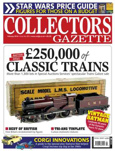 Collectors Gazette issue February 2016