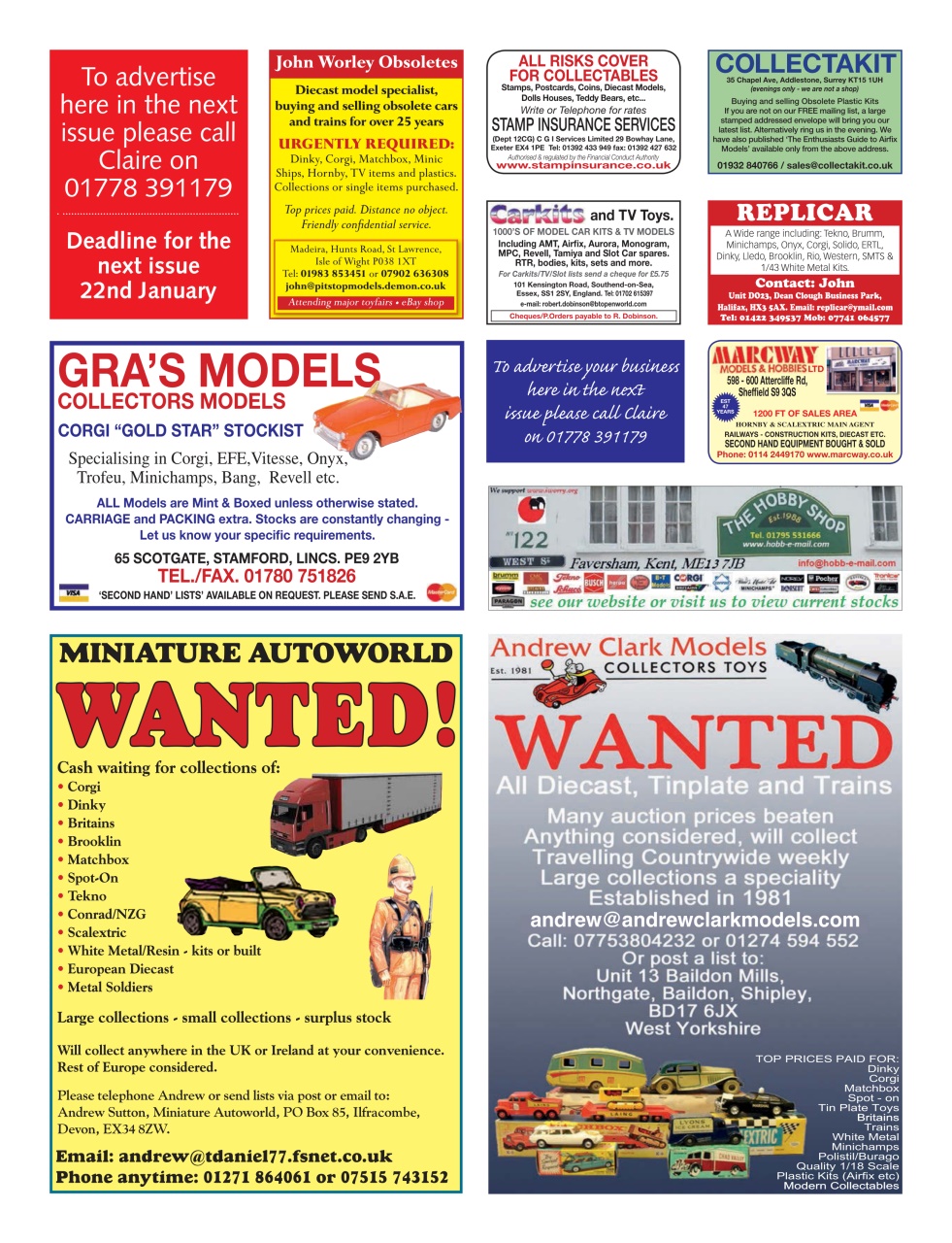 Collectors Gazette Preview Pages