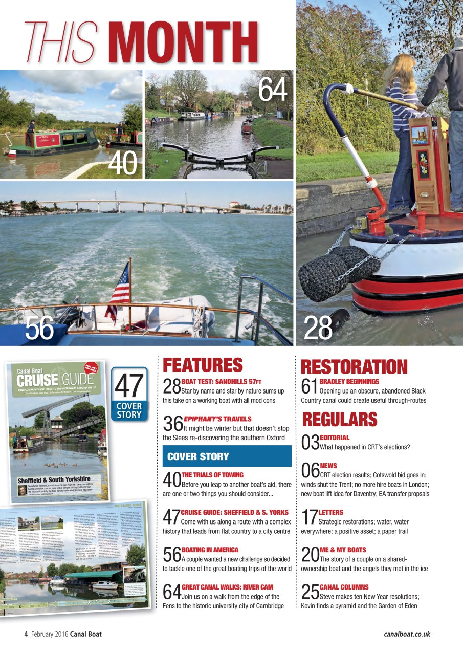 Canal Boat Preview Pages
