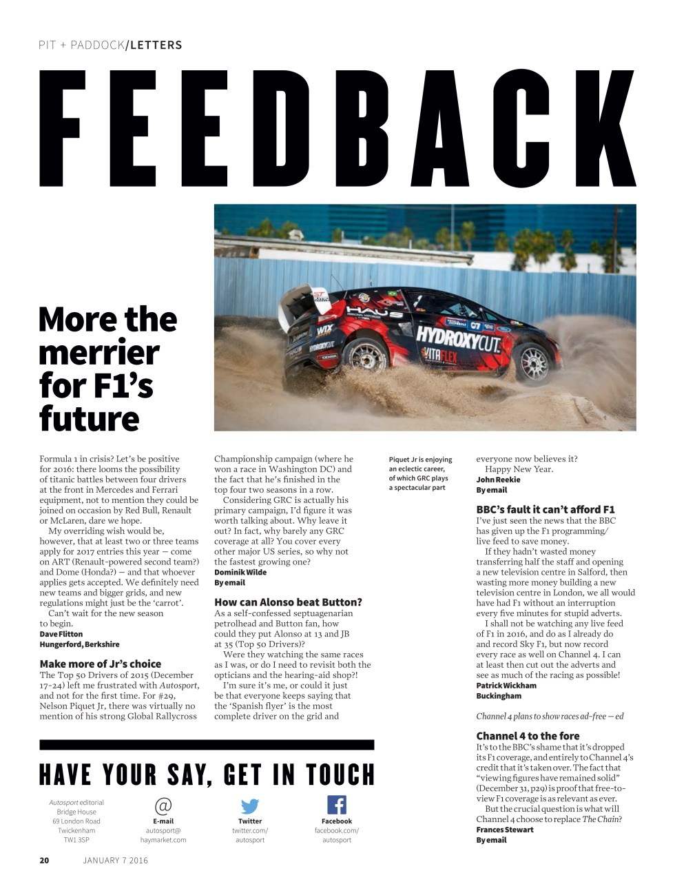 Autosport Preview Pages