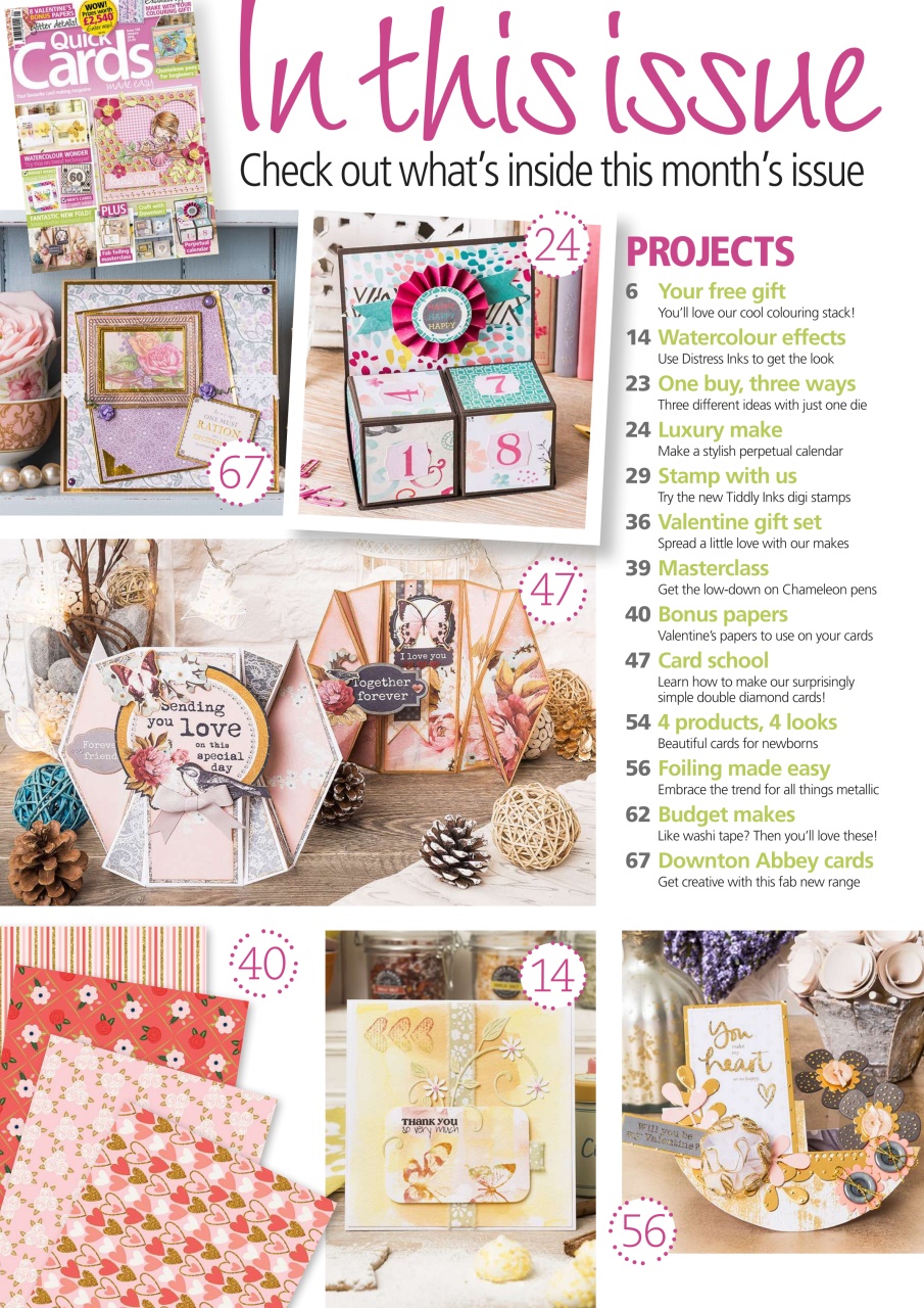 Quick Cards Made Easy Preview Pages