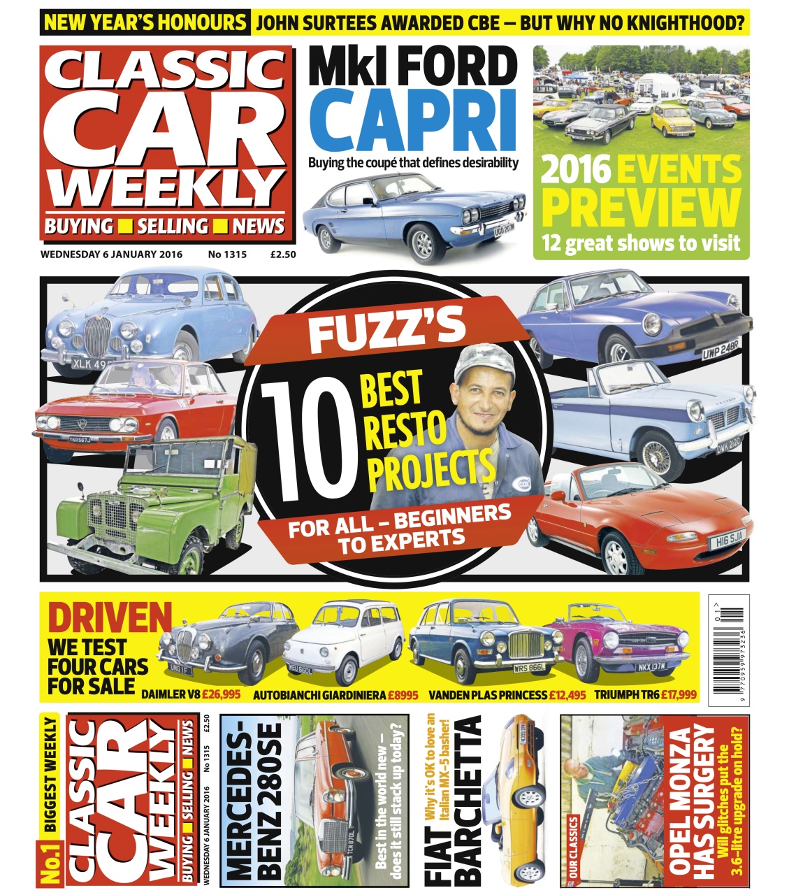 Classic Car Weekly Preview Pages
