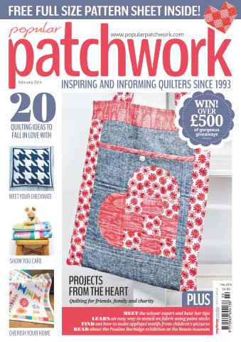 Popular Patchwork Magazine issue February 2016