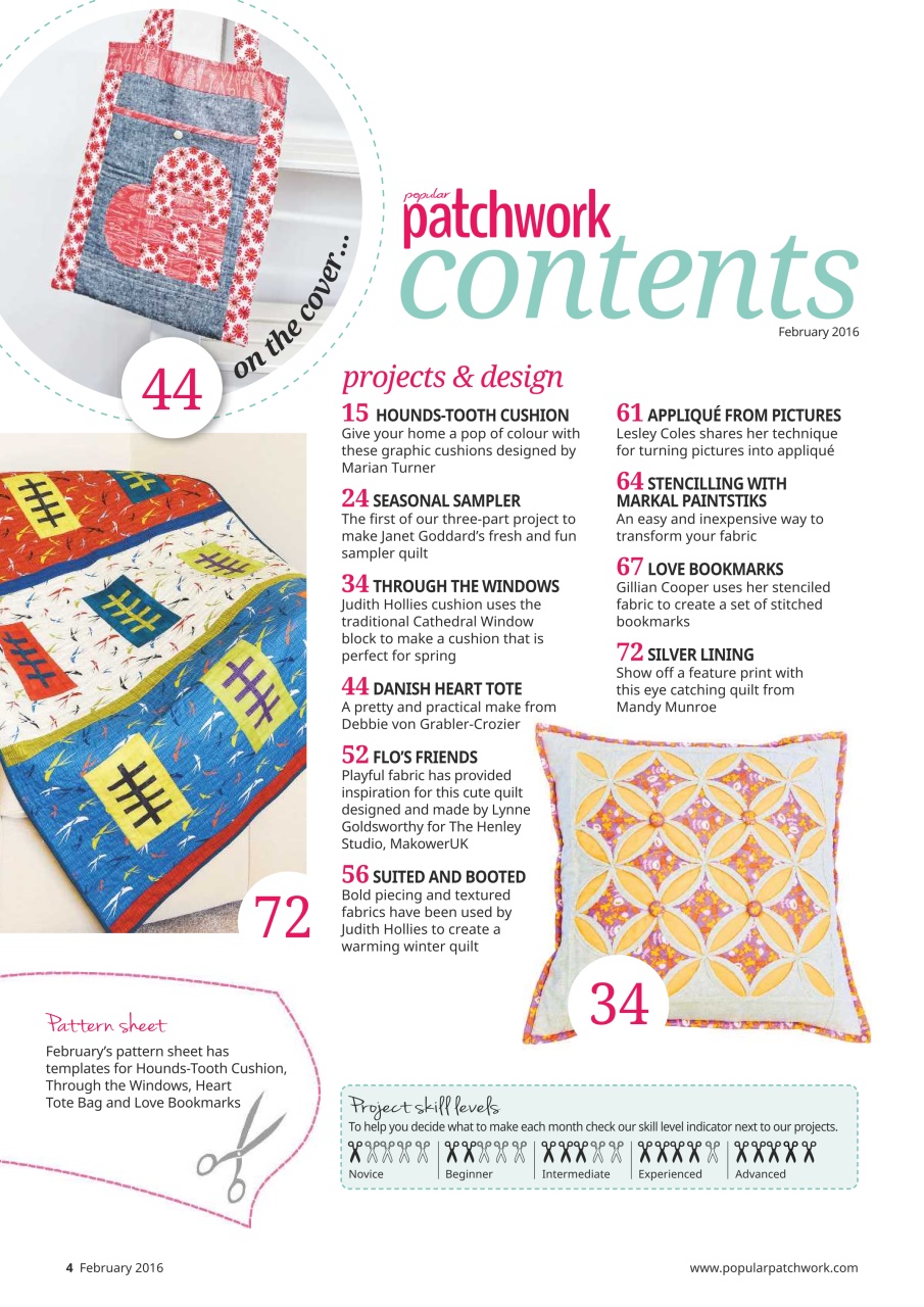 Popular Patchwork Magazine Preview Pages