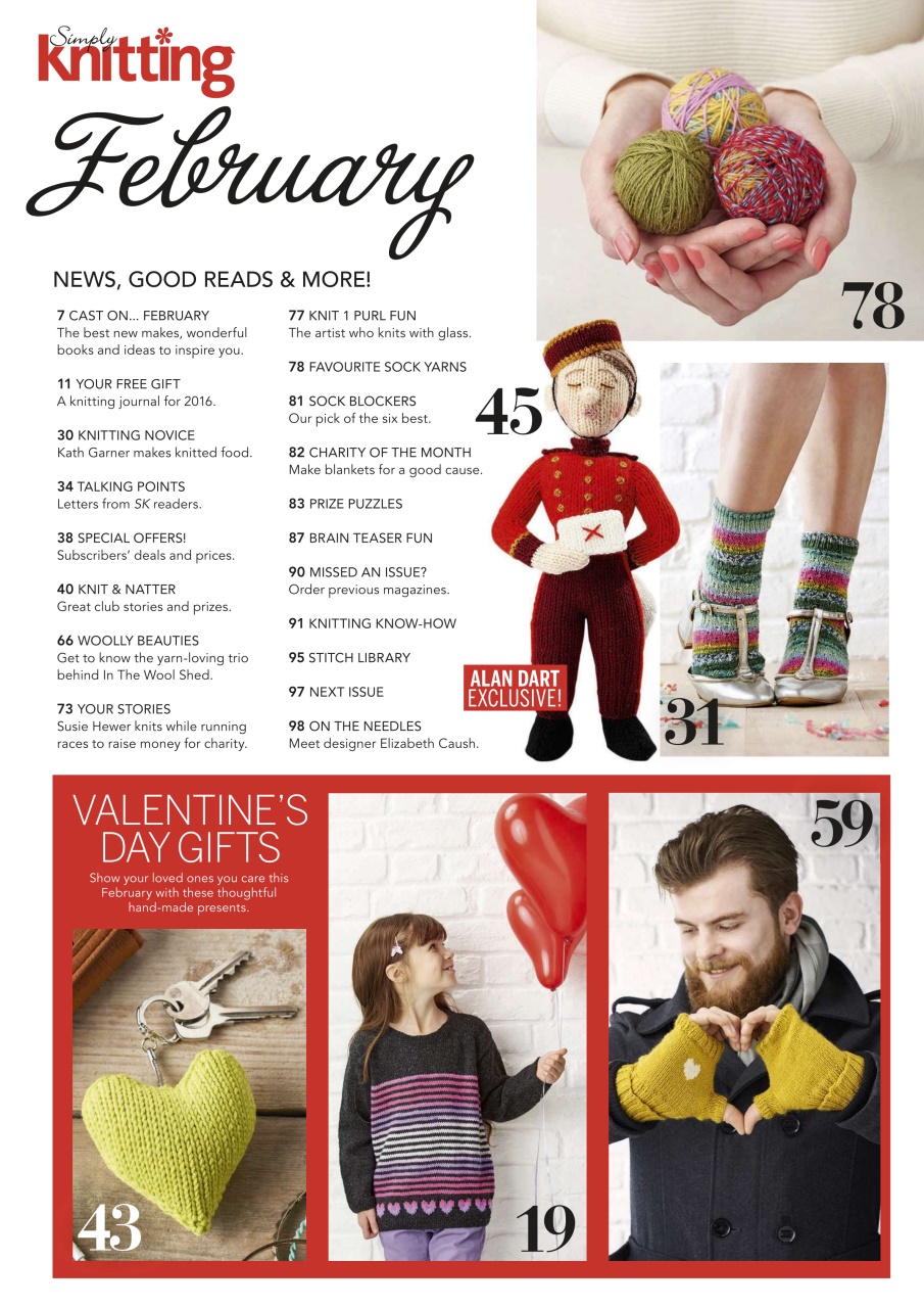 Simply Knitting Preview Pages