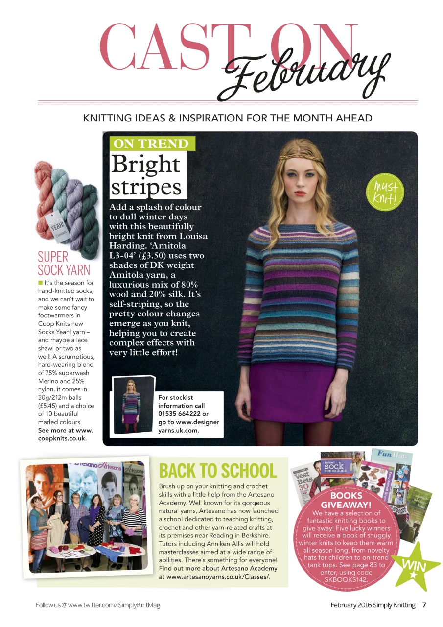 Simply Knitting Preview Pages