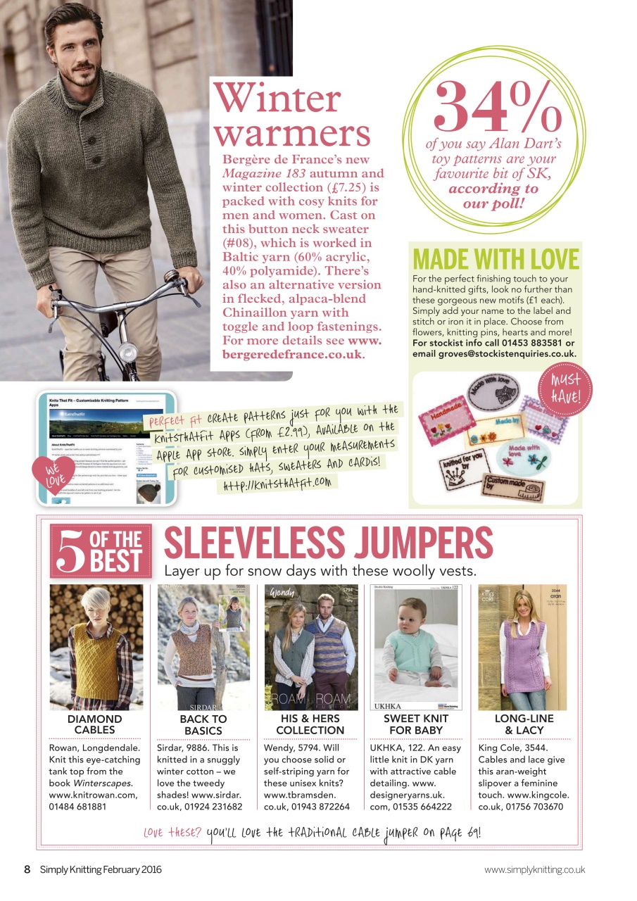 Simply Knitting Preview Pages