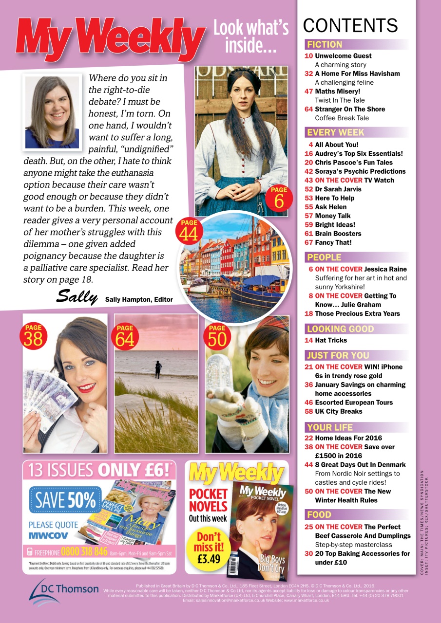 My Weekly Preview Pages