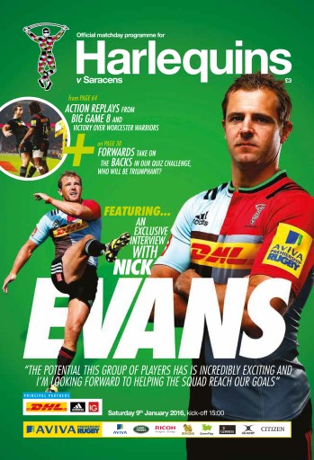 Harlequins issue 