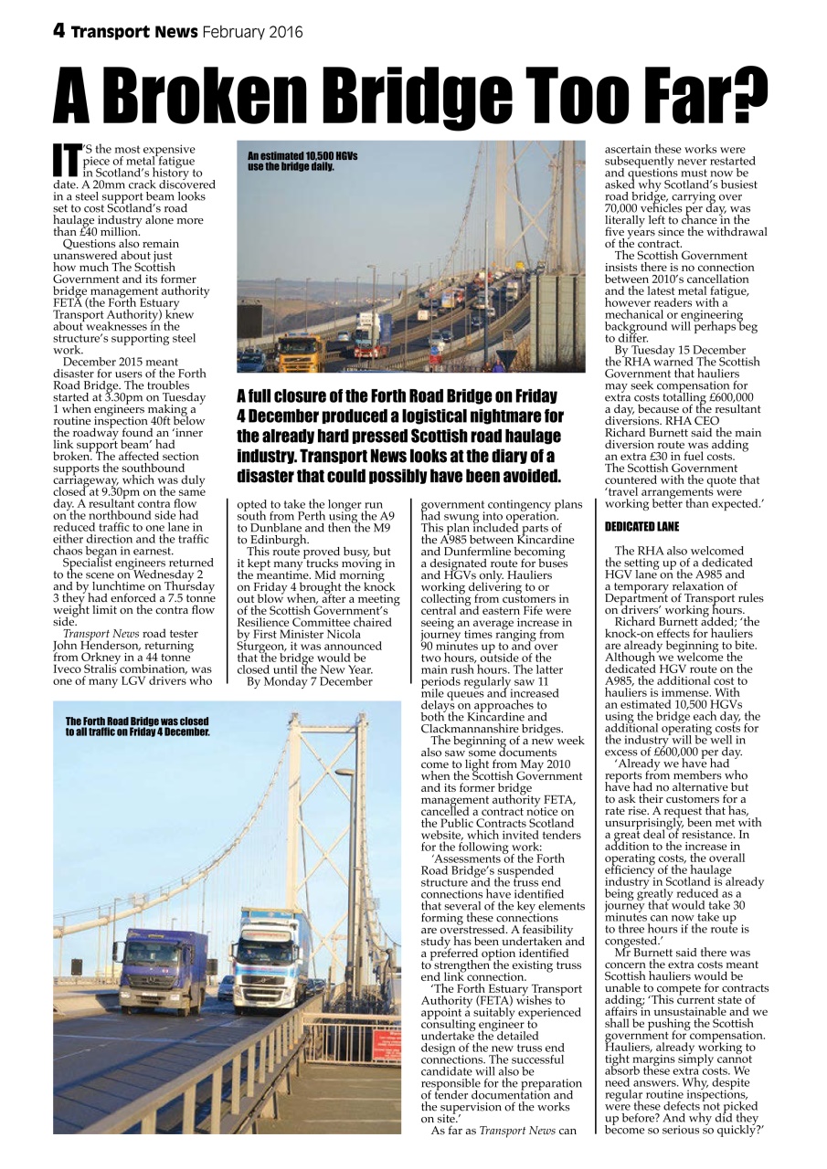 Transport News Preview Pages