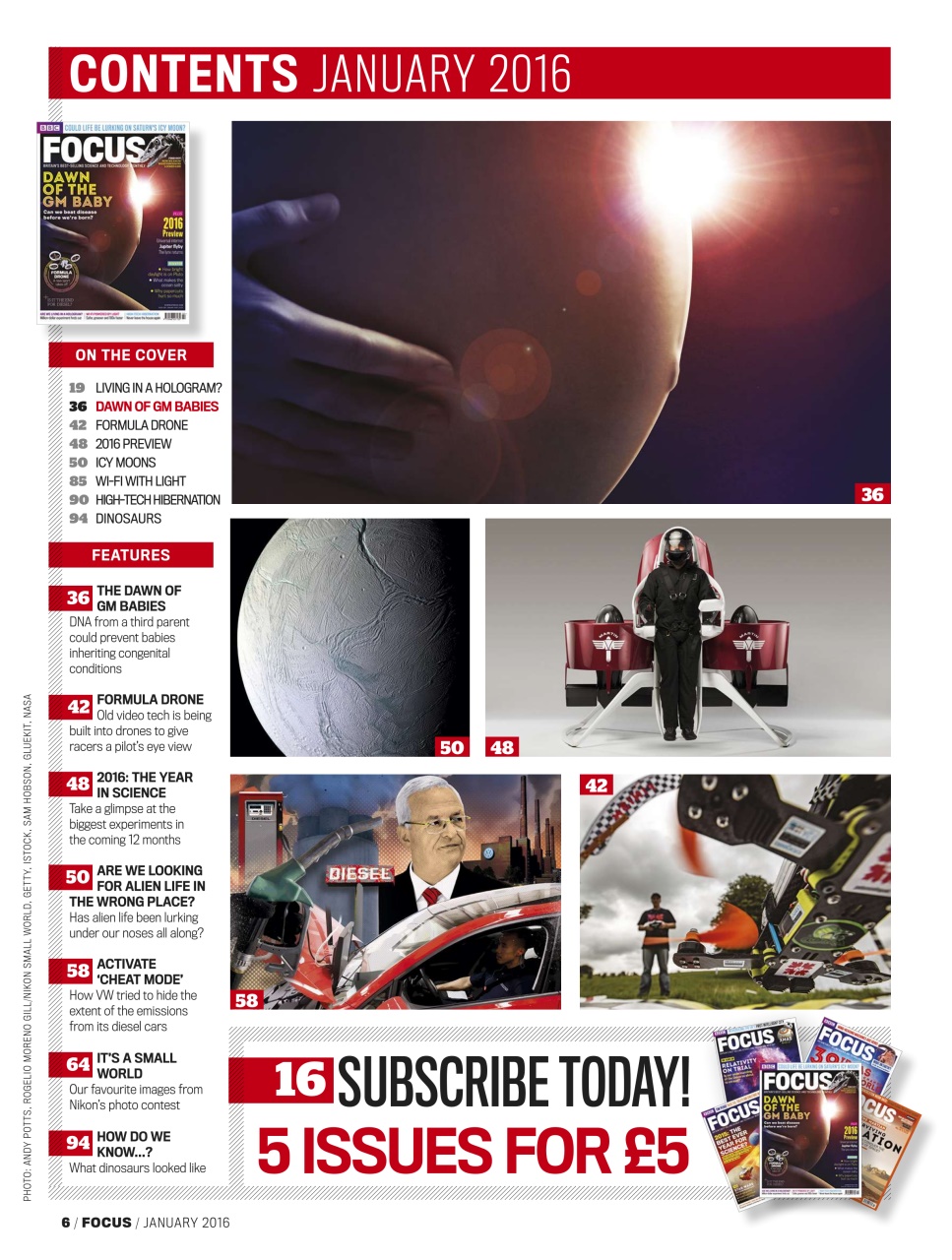 BBC Science Focus Magazine Preview Pages