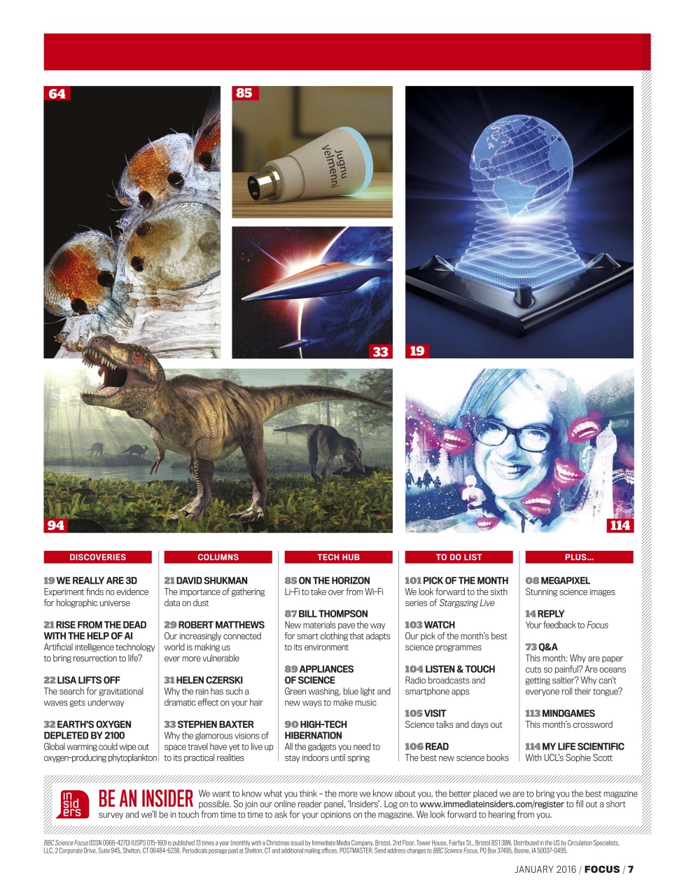 BBC Science Focus Magazine Preview Pages