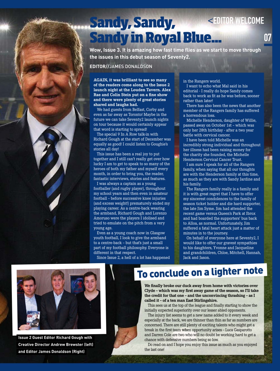 Seventy 2 Magazine Preview Pages