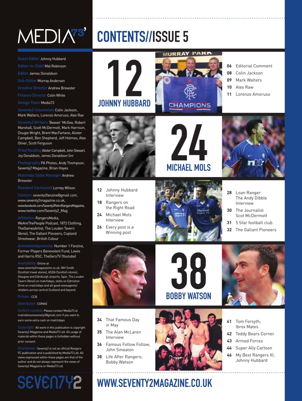 Seventy 2 Magazine Preview Pages