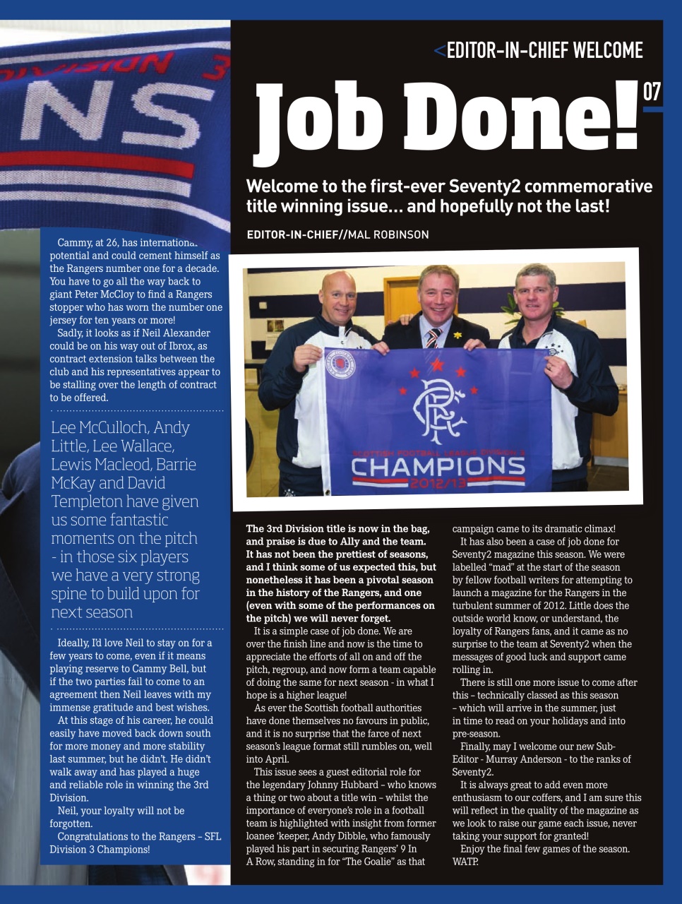 Seventy 2 Magazine Preview Pages