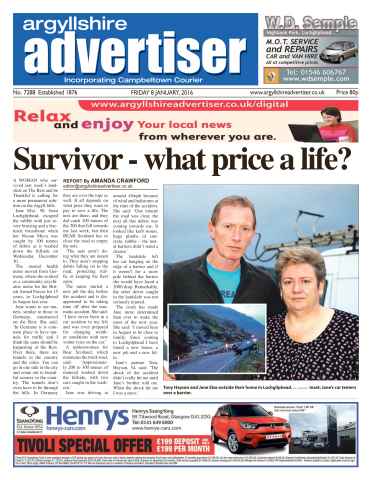 Argyllshire Advertiser issue 8th January 2016