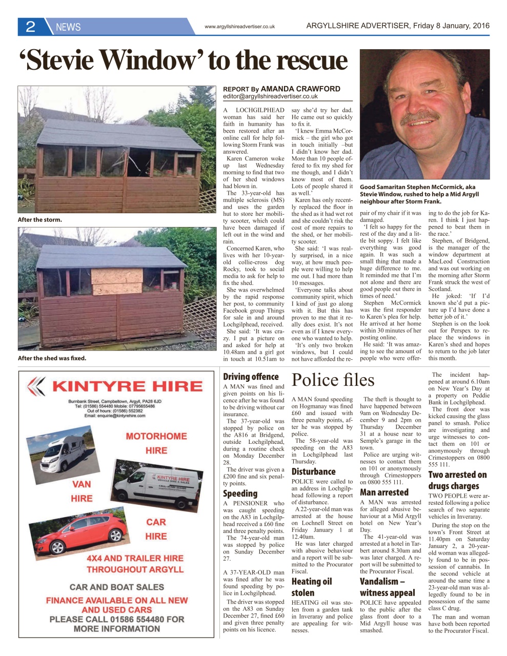Argyllshire Advertiser Preview Pages