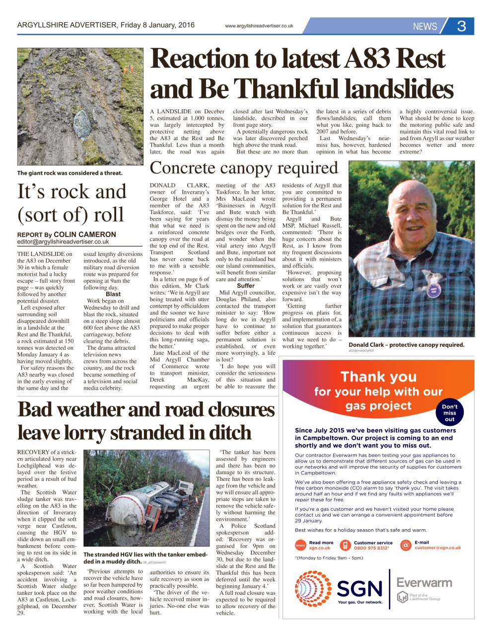 Argyllshire Advertiser Preview Pages