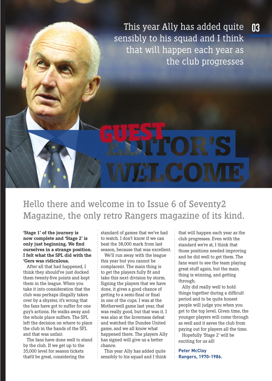 Seventy 2 Magazine Preview Pages