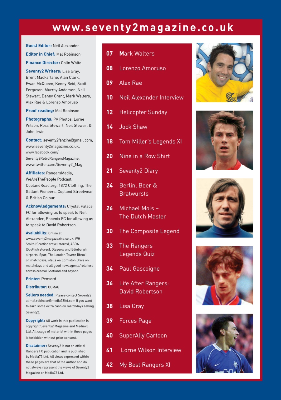 Seventy 2 Magazine Preview Pages