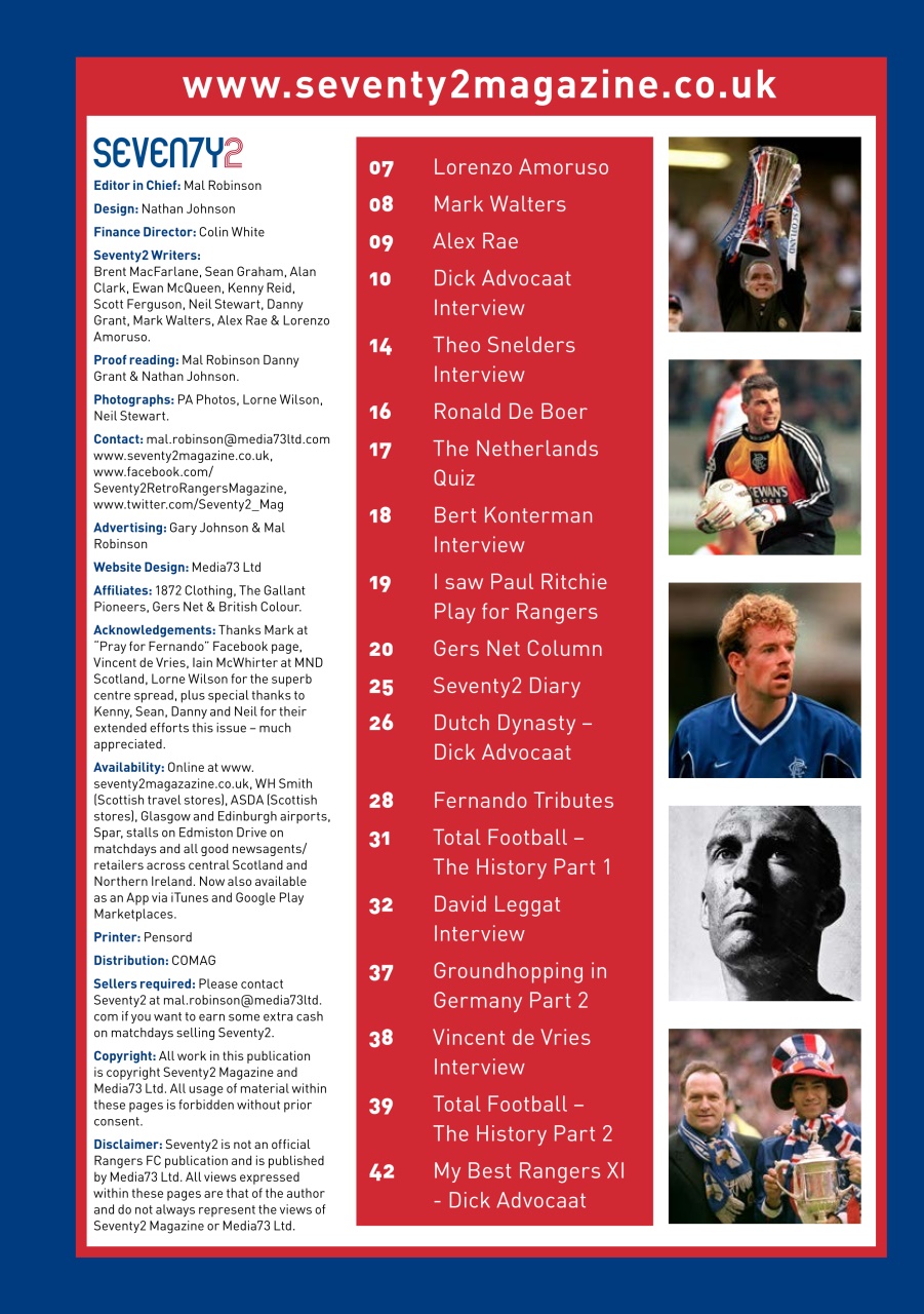 Seventy 2 Magazine Preview Pages