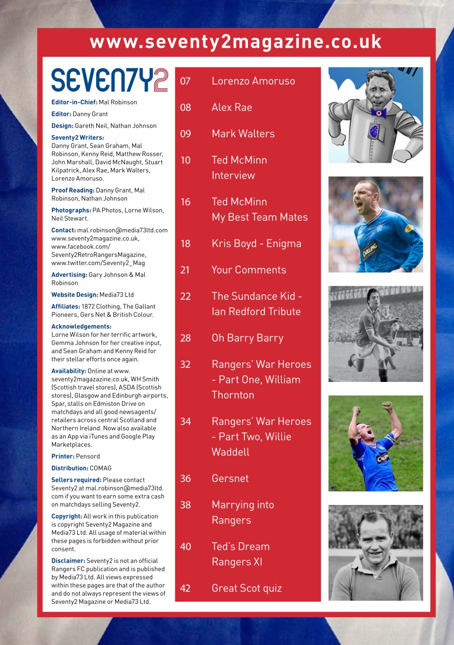 Seventy 2 Magazine Preview Pages