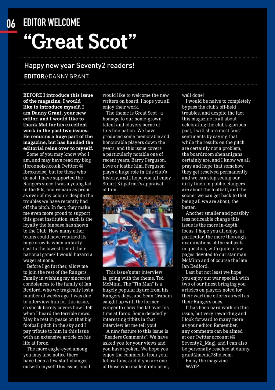 Seventy 2 Magazine Preview Pages