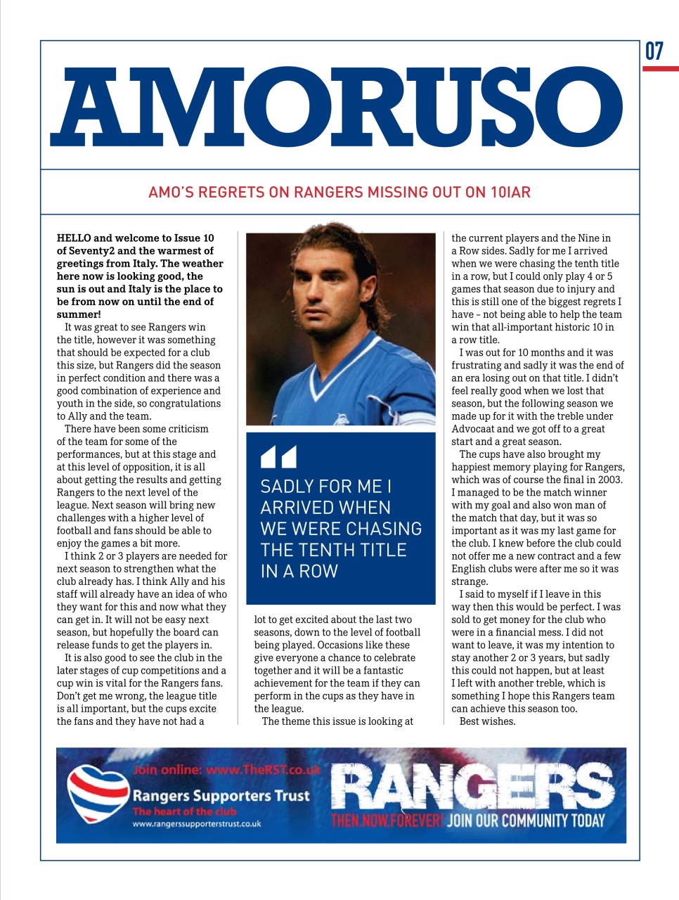 Seventy 2 Magazine Preview Pages