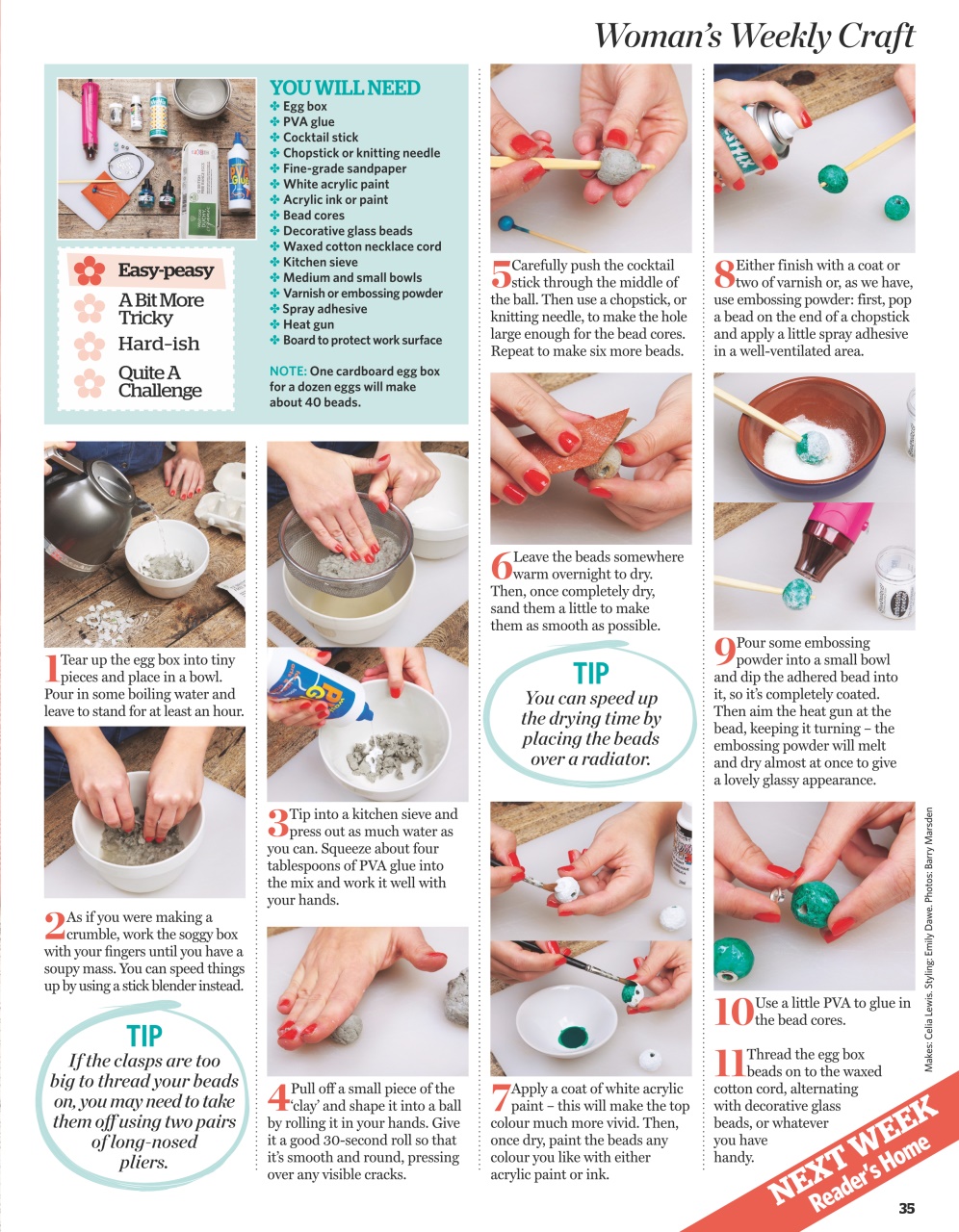 Woman's Weekly Preview Pages