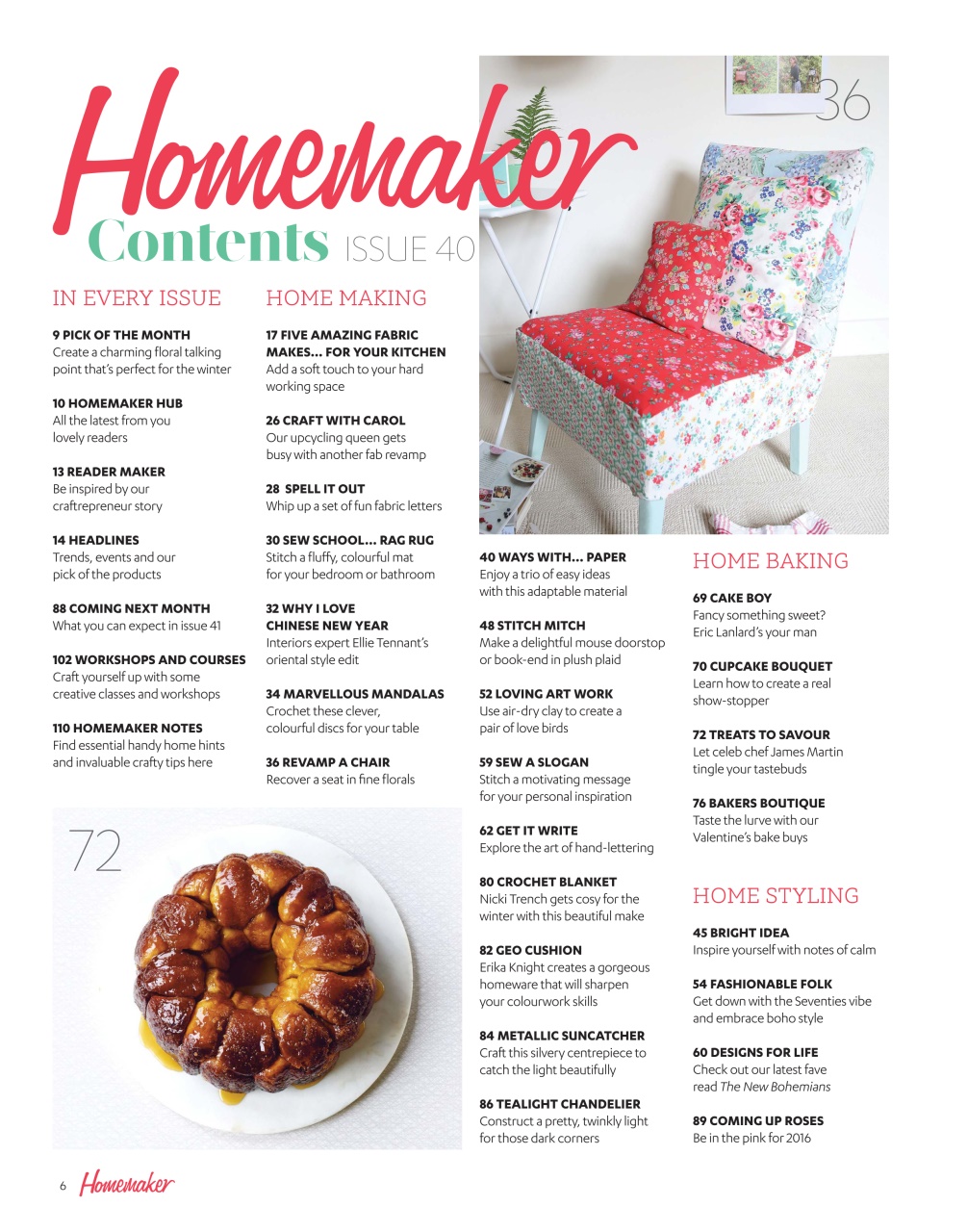 Homemaker Preview Pages