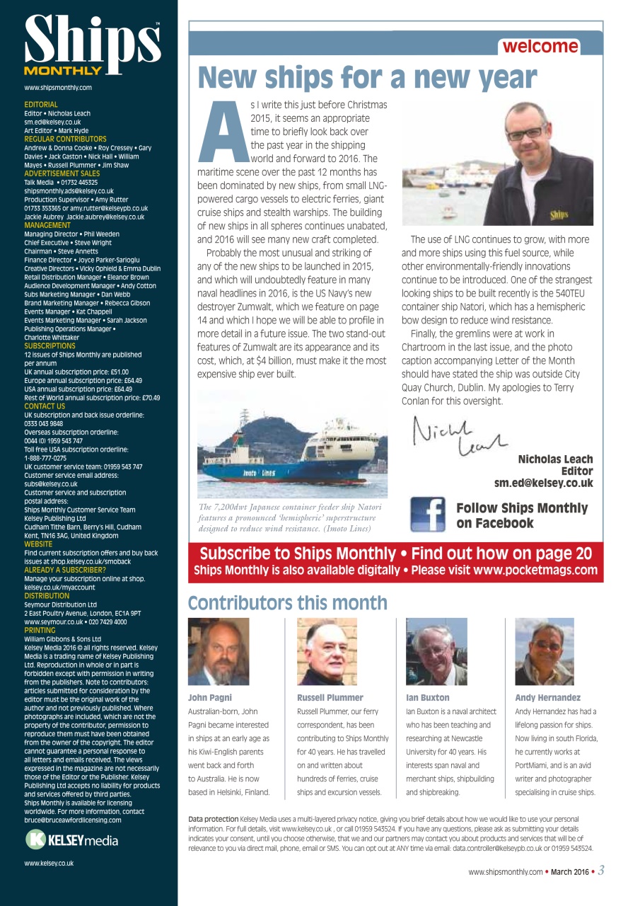 Ships Monthly Preview Pages