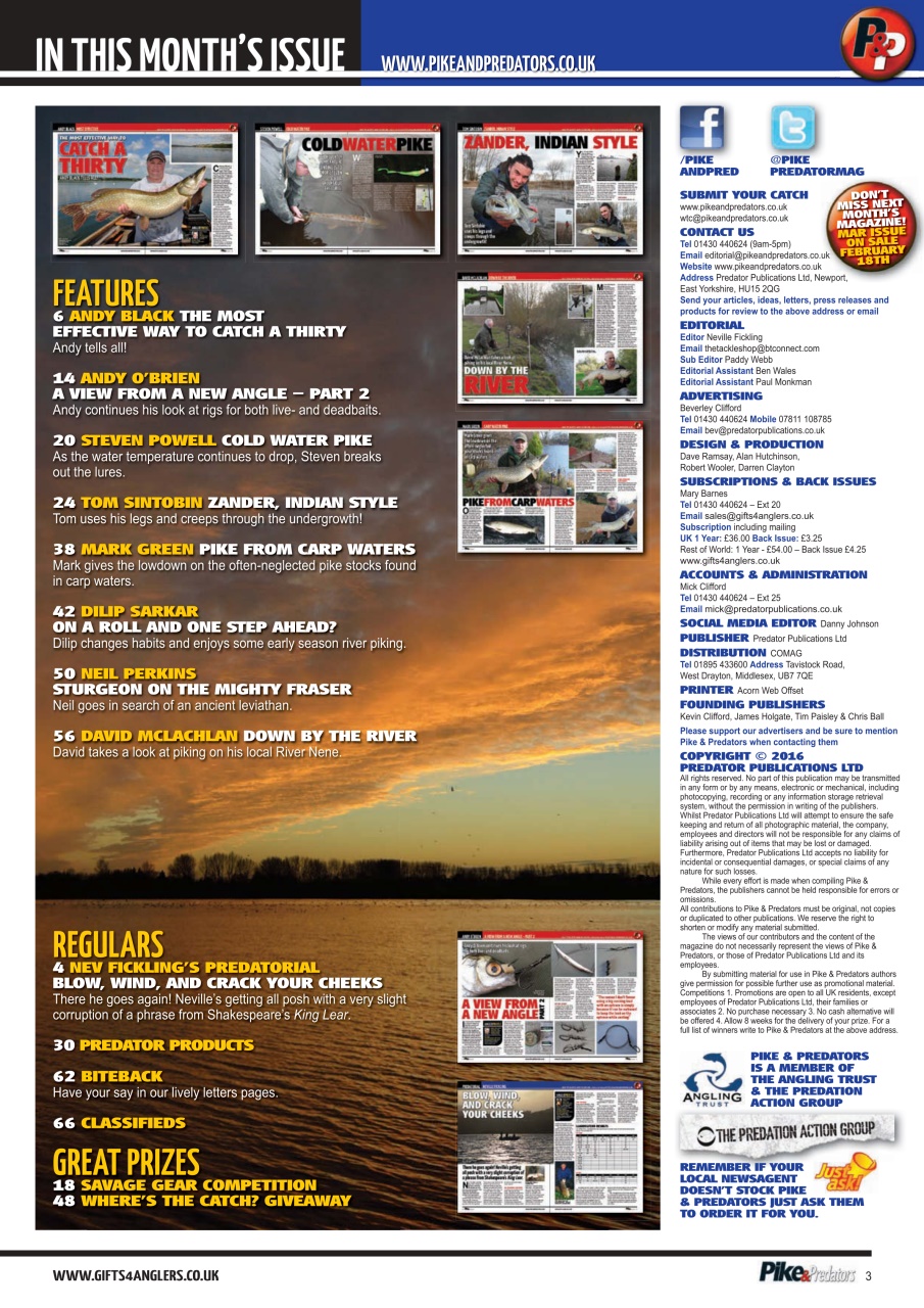 Pike & Predators Preview Pages