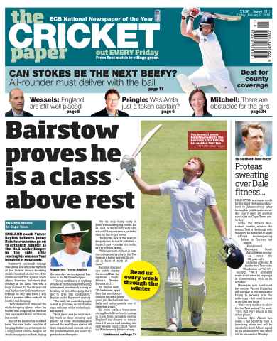 The Cricket Paper issue 8th January 2016