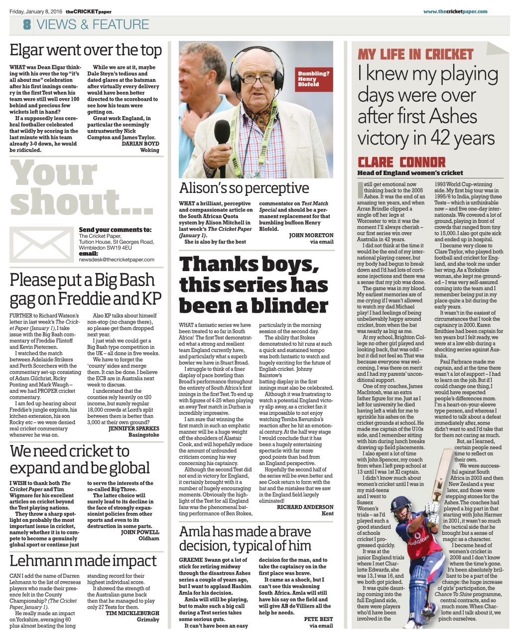 The Cricket Paper Preview Pages