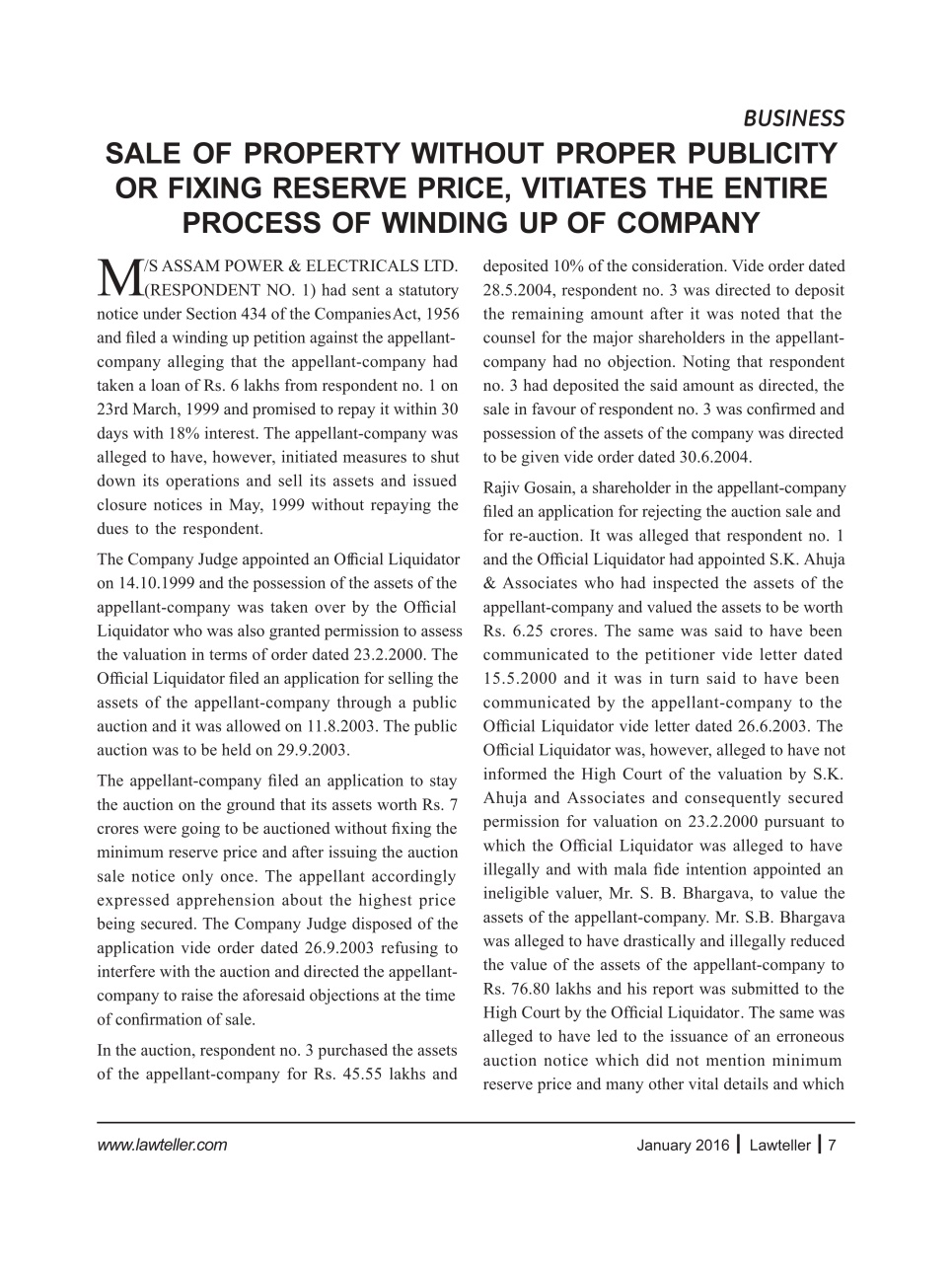 Lawteller – A Legal Awareness Magazine Preview Pages