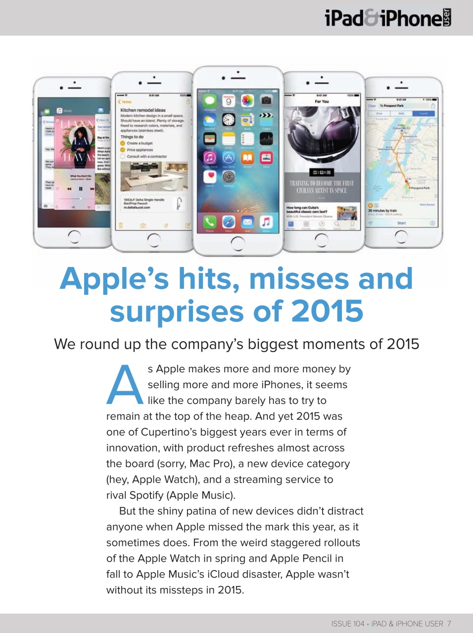 iPad and iPhone User Preview Pages