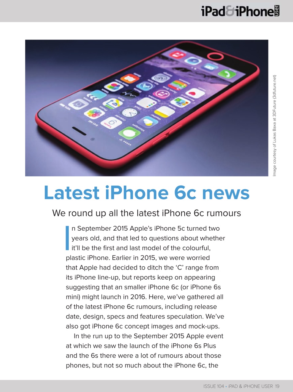 iPad and iPhone User Preview Pages