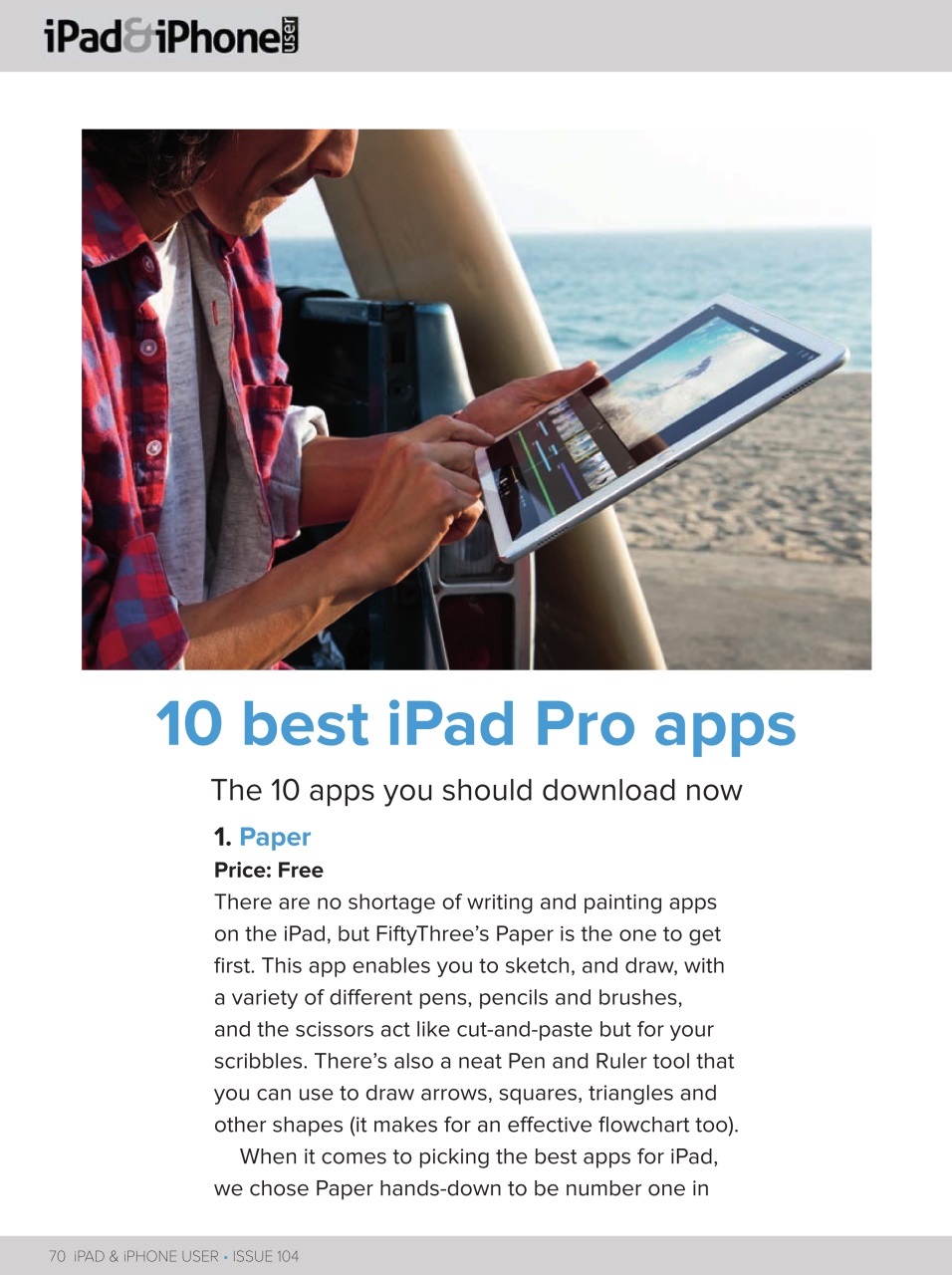 iPad and iPhone User Preview Pages