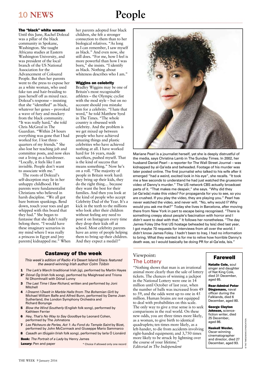 The Week Preview Pages