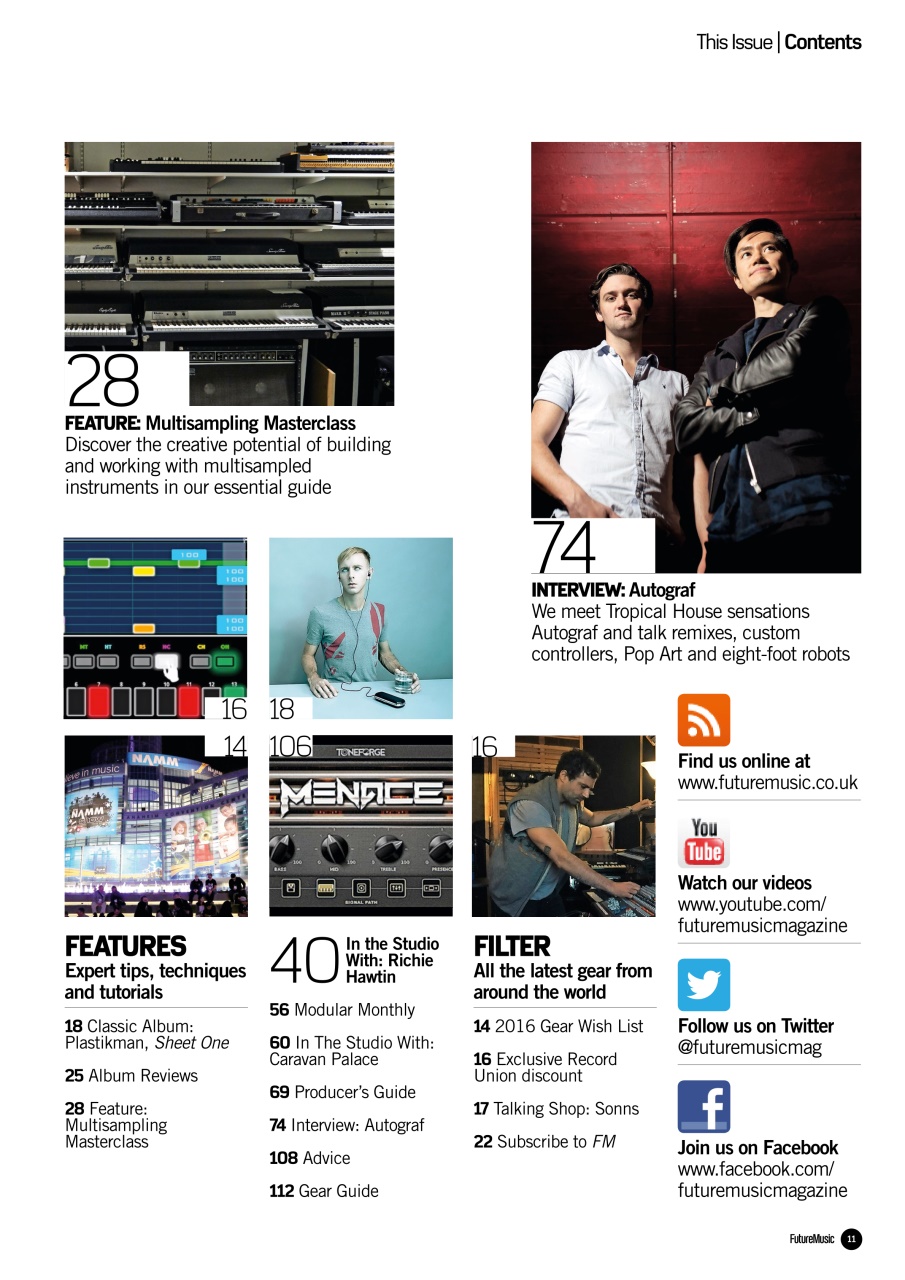 Future Music Preview Pages