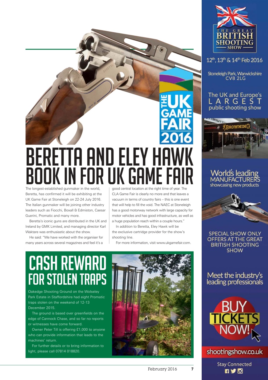Clay Shooting Preview Pages