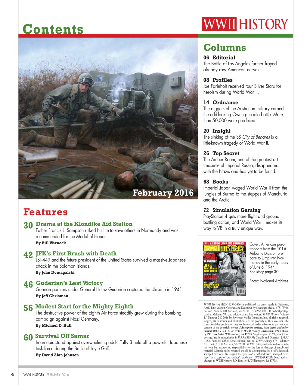 WW2 History Magazine Preview Pages