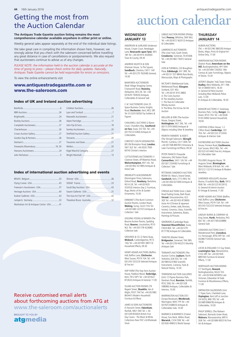Antiques Trade Gazette Preview Pages