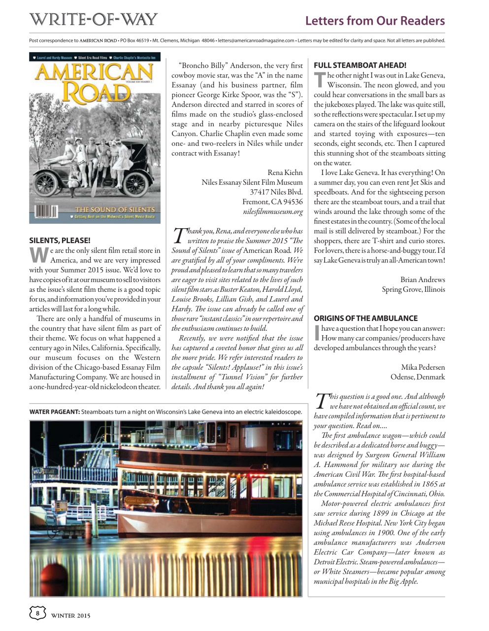 American Road Preview Pages