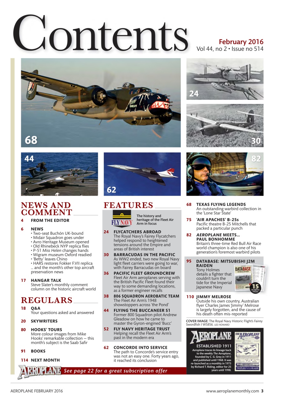 Aeroplane Preview Pages