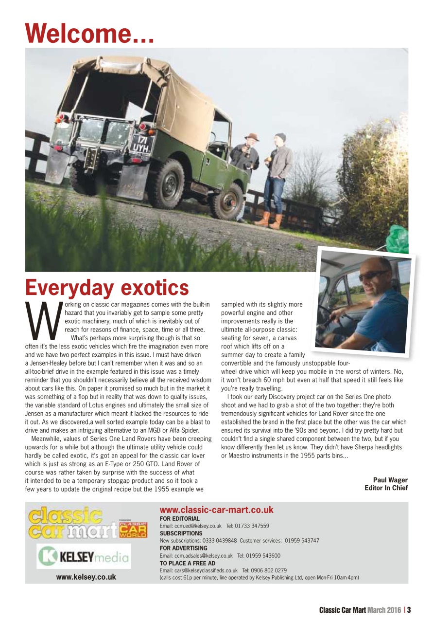 Classic Car Mart Preview Pages