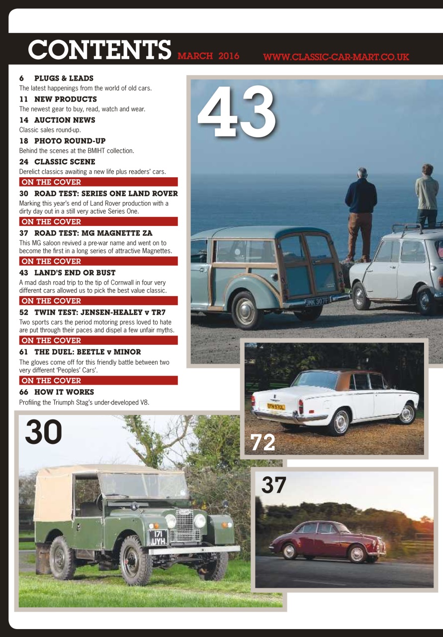 Classic Car Mart Preview Pages