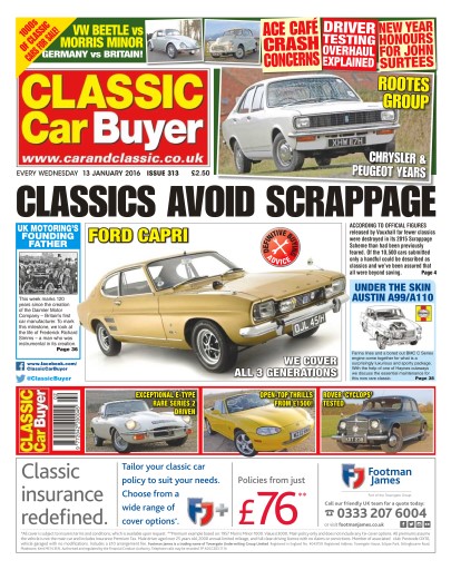 Classic Car Buyer issue 