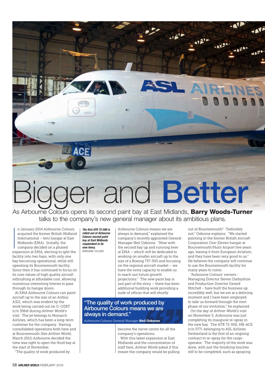 Airliner World Preview Pages