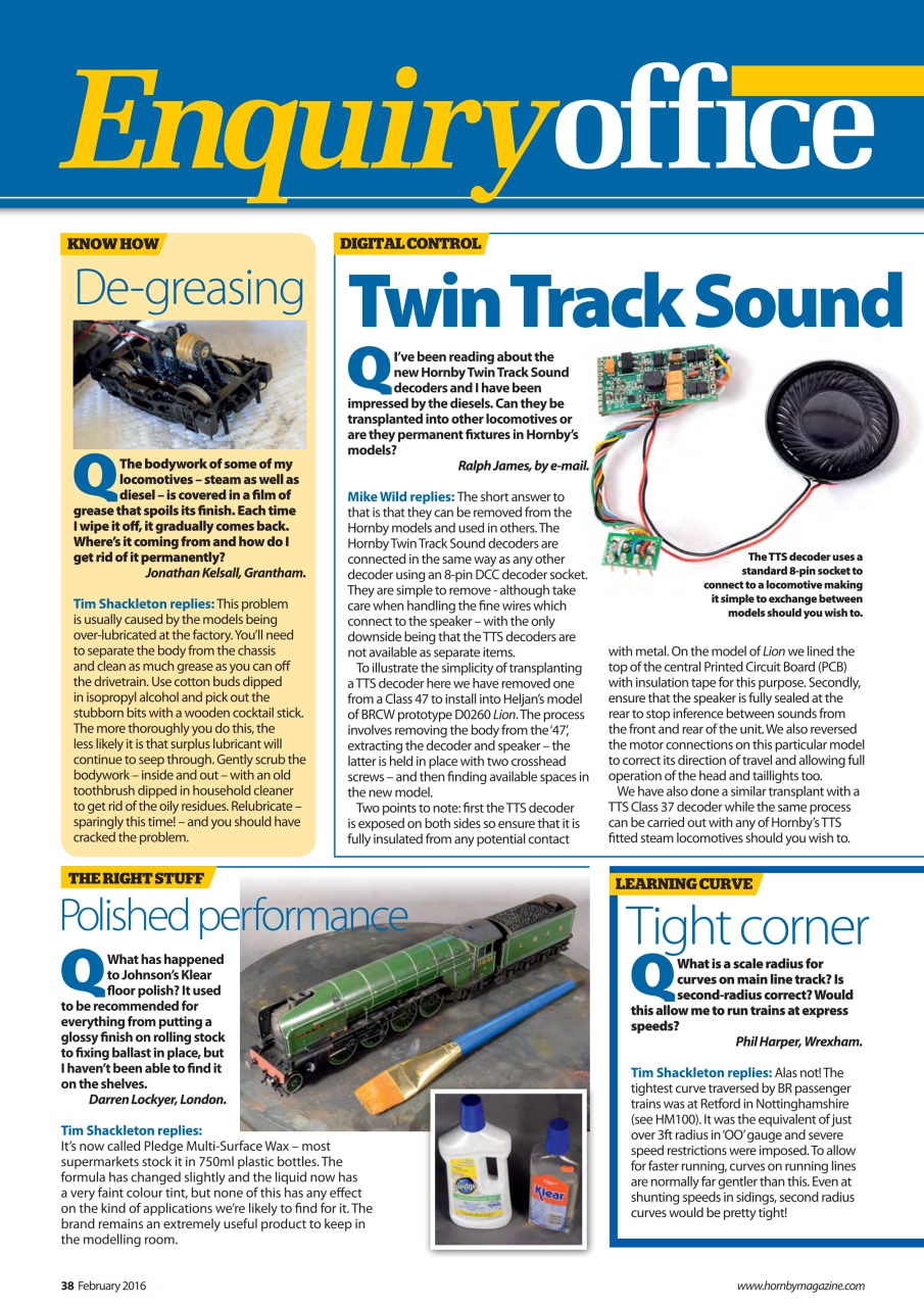 Hornby Magazine Preview Pages